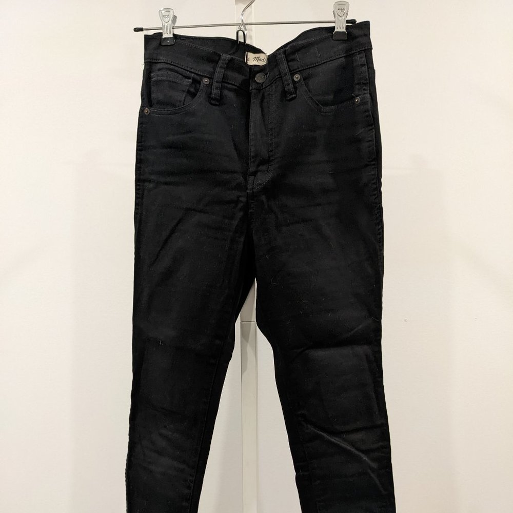 Madewell 10" High-Rise Skinny | Black | Size 28